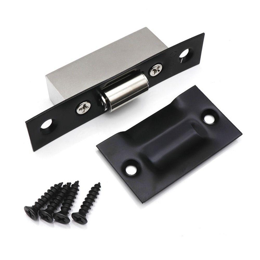 Stainless Steel Door Latches Hidden Cabinet Roller New Door Stops Cupboard Cabinet