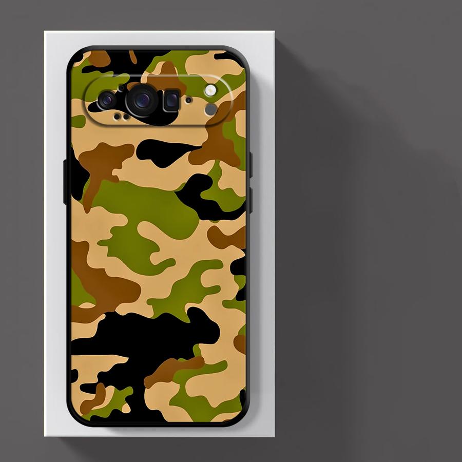 Camouflage Pattern Funda Phone Cover Case for Google Pixel 10A 6 7 8 Pro 9a 10 9 Pro XL 8a 6a 7a