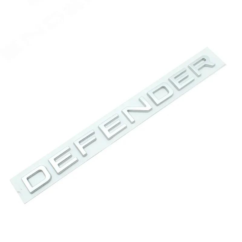 DEFENDER Letters Sticker Decal Car Trunk Badge Front Hood Bonnet Emblem For Defender Auto Accessories