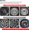 4pcs/set 14 Inch Car Wheel Hubcap Covers for Iron Rims Car Wheel Hubs Trim Cover Wheel Cover Gloss Plastic Silver Black