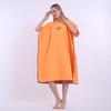 Hooded Microfiber Beach Poncho: Portable Wearable Towel Robe