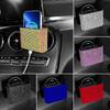 Diamond Crystal Car Storage Box for Mobile Phone Holder Auto Interior Organizer Supplies Sundries Bracket Car Accessories
