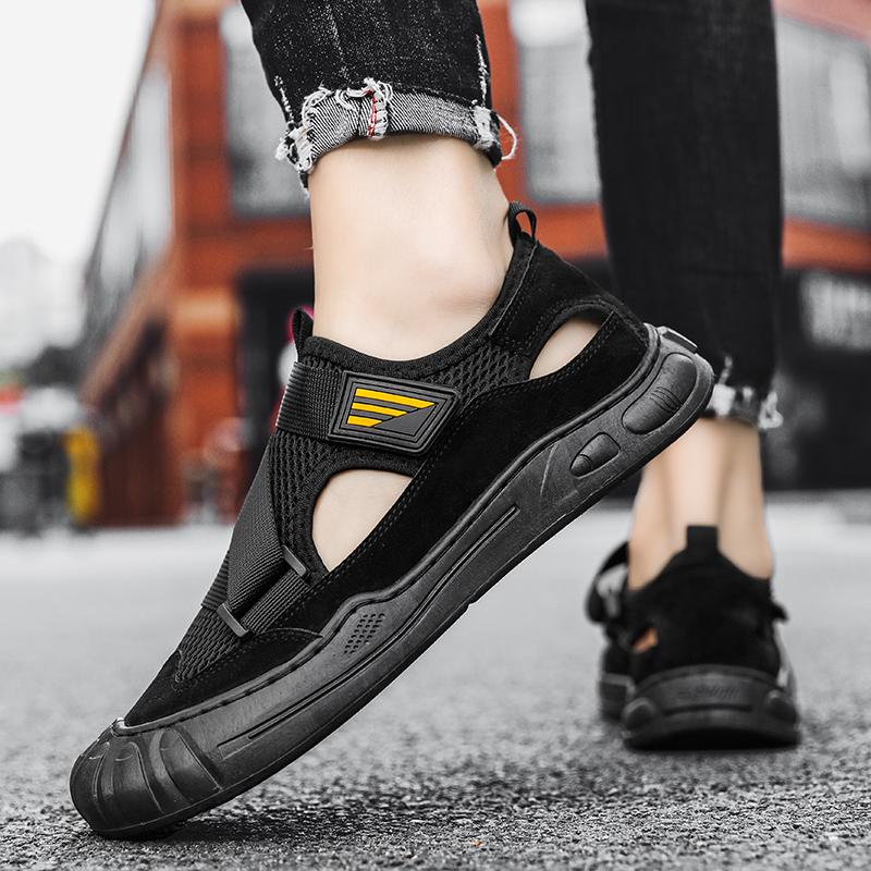 Уличная водонепроницаемая мужская обувь Обувь для вождения Повседневная офисная мужская обувь Летние дышащие мужские сандалии Высококачественная пляжная обувь