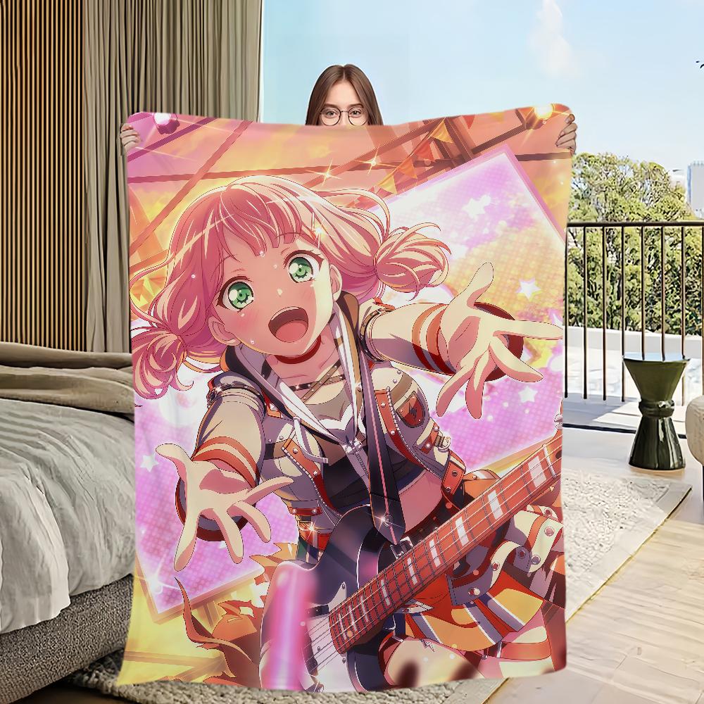 B-BanG Dream Girls Band Party Уэхара Химари Фланелевое теплое мягкое плюшевое одеяло диван гостиная дом спальня дорожный подарок дом