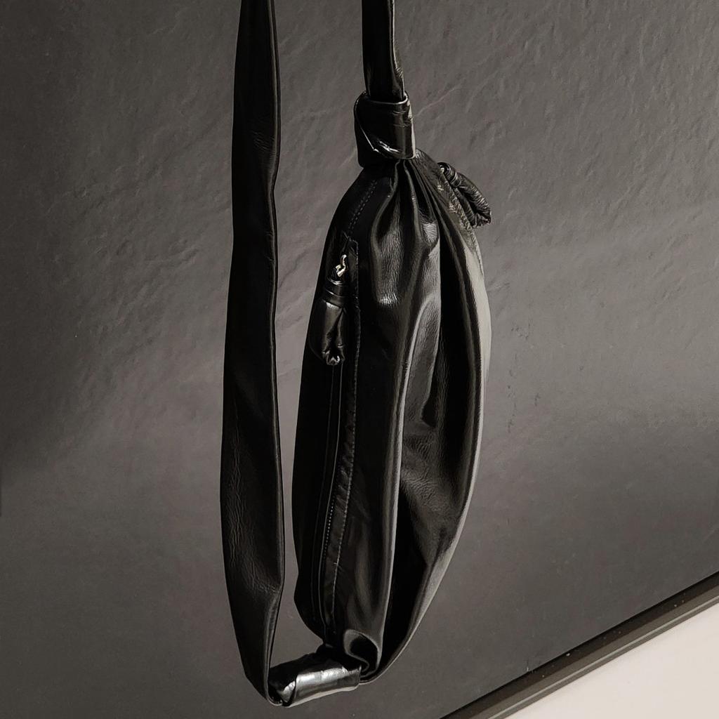 Новая бумажная сумка из коровьей кожи с рогом коровы, мятая сумка для конфет, натуральная кожаная сумка через плечо, повседневная женская сумка для поездок на работу