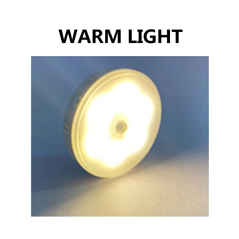 Motion Sensor LED Night Light Rechargeable Dimmable Magnet Night Lamp Portable Wireless Light for Bedroom Kitchen Closet 1-10Pcs