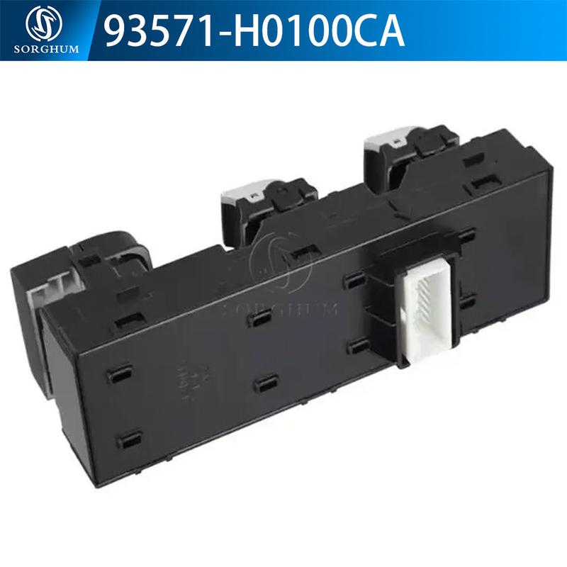 93571-H0100CA Передний левый переключатель управления стеклоподъемником с красной подсветкой Для Kia Для Rio 2017 2018 93571-H0100 93571-H0100CA