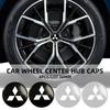 Car Wheel Center Hub Cap Rim Cover Emblem Stickers for Mitsubishi Pajero Sport Eclipse Cross L200 Colt Delica Ralliart Triton