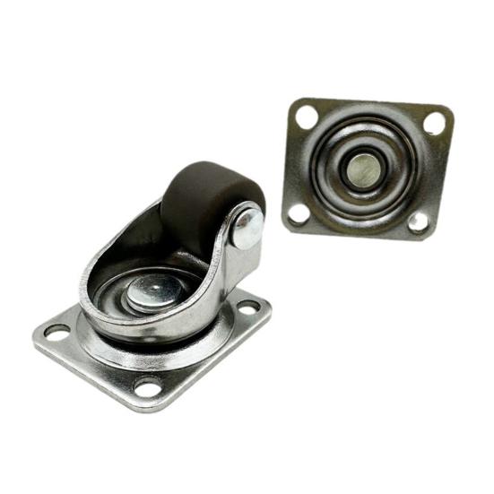 0,5-дюймовые мебельные ролики универсальные маленькие поворотные пластинчатые ролики для тележек мебель детская кровать кухонный шкаф стол