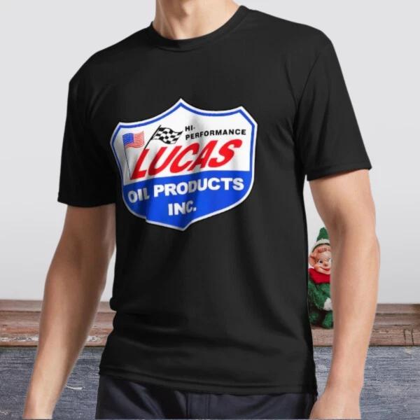 Новая футболка Lucas Oil Racing Active Футболка с логотипом Футболка смешная Размеры от S до 5XL