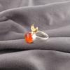 Carnelian Gemstone Jewelry, 925 Solid Sterling Silver Ring, Handmade Dazzling Silver Ring Jewelry For Thanksgiving Gift