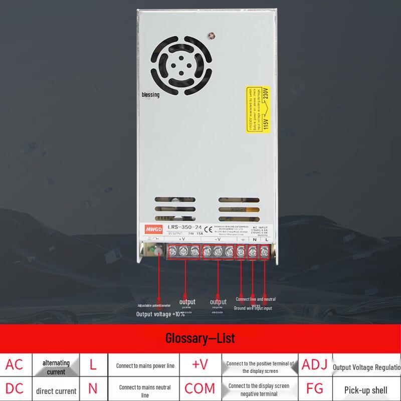 MWGD LRS Series Ultra-Thin Industrial DC Power Supply