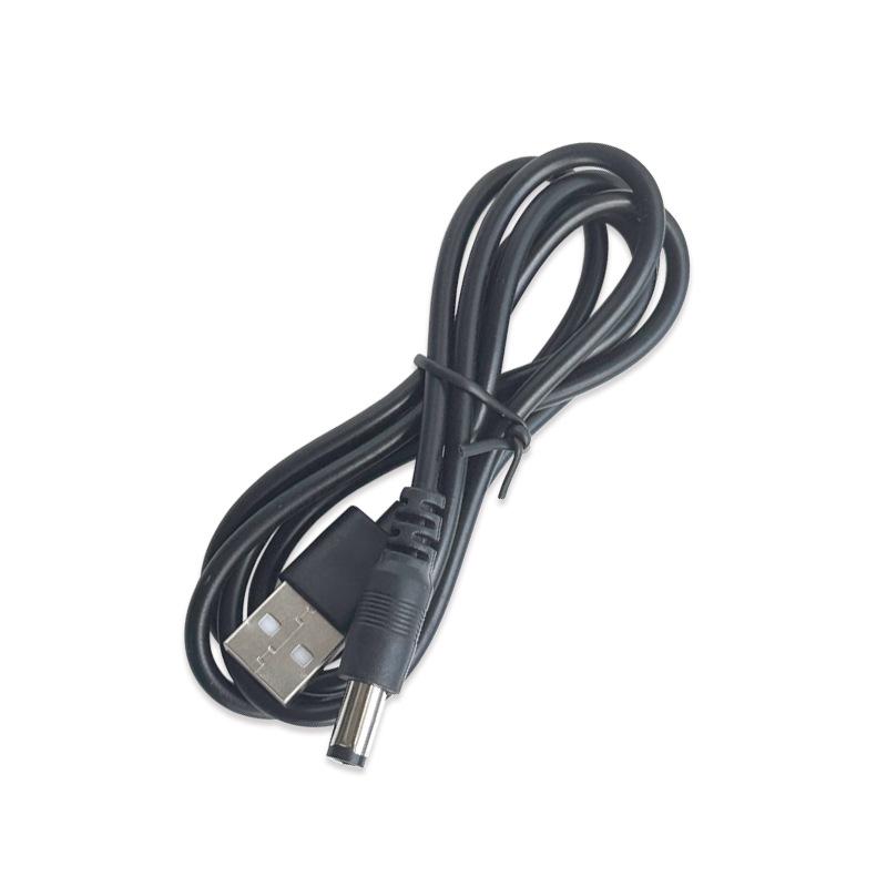 1м Кабель питания USB на DC5.5 из чистой меди с радиатором, Зарядное устройство 5В/2А для роутера, настольной лампы.