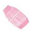 Pink Pet Knitted Sweater 3Pcs High Collar Warm Sweater for Dogs