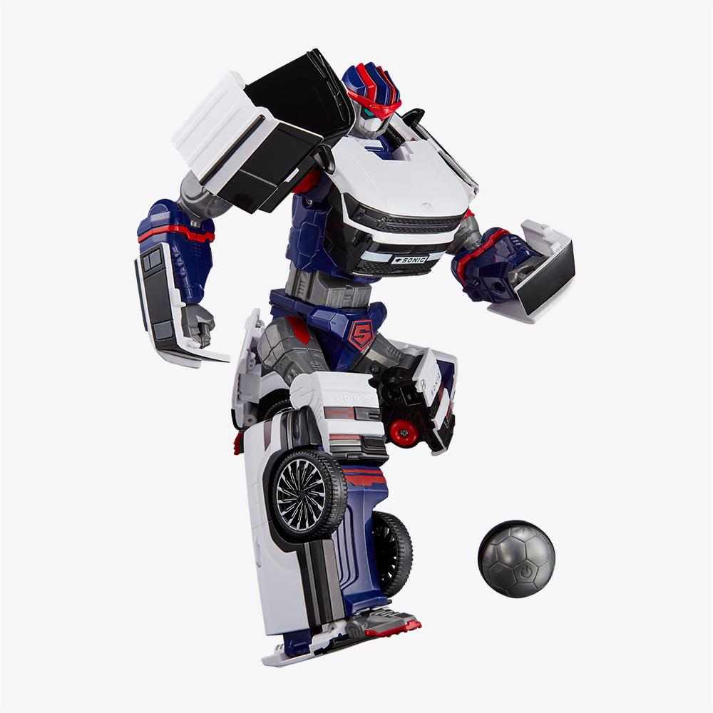Young Toys Тобот Соник Большой Санта-Фе Трансформирующийся Робот Фигурка Действия