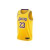 Los Angeles Lakers Fan Edition LeBron James No. 23 Logo Print Basketball Tank Top Men Tops Yellow AA7100-728