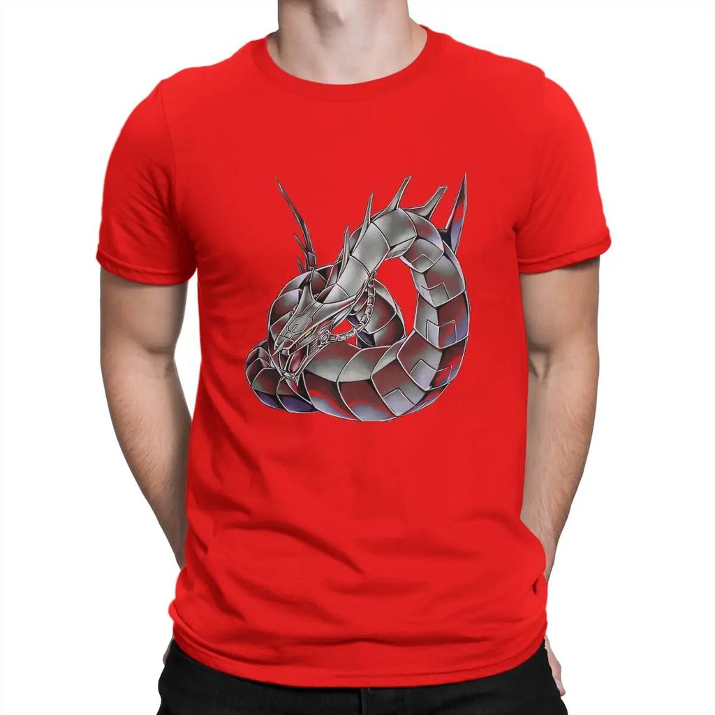 T-Shirt C-Cy-ber Dragon Funny Cotton Tee Shirt Short Sleeve Yu Gi Oh Duel Monsters Card Game T Shirt Crew Neck Clothing Unisex