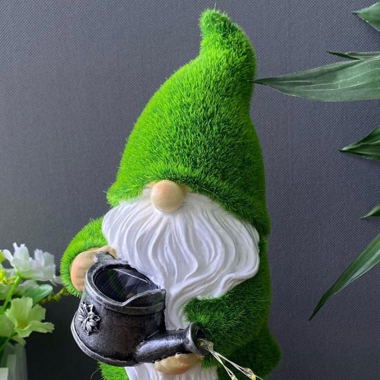 Солнечный светодиодный орнамент в виде гнома, безликий пожилой человек, автоматическое включение/выключение, водонепроницаемый сад, двор, волшебная тропа