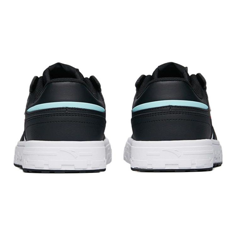 Anta Кроссовки для скейтбординга для детей, нескользящие, прочные, с низким верхом, белые, черные 312238002-3