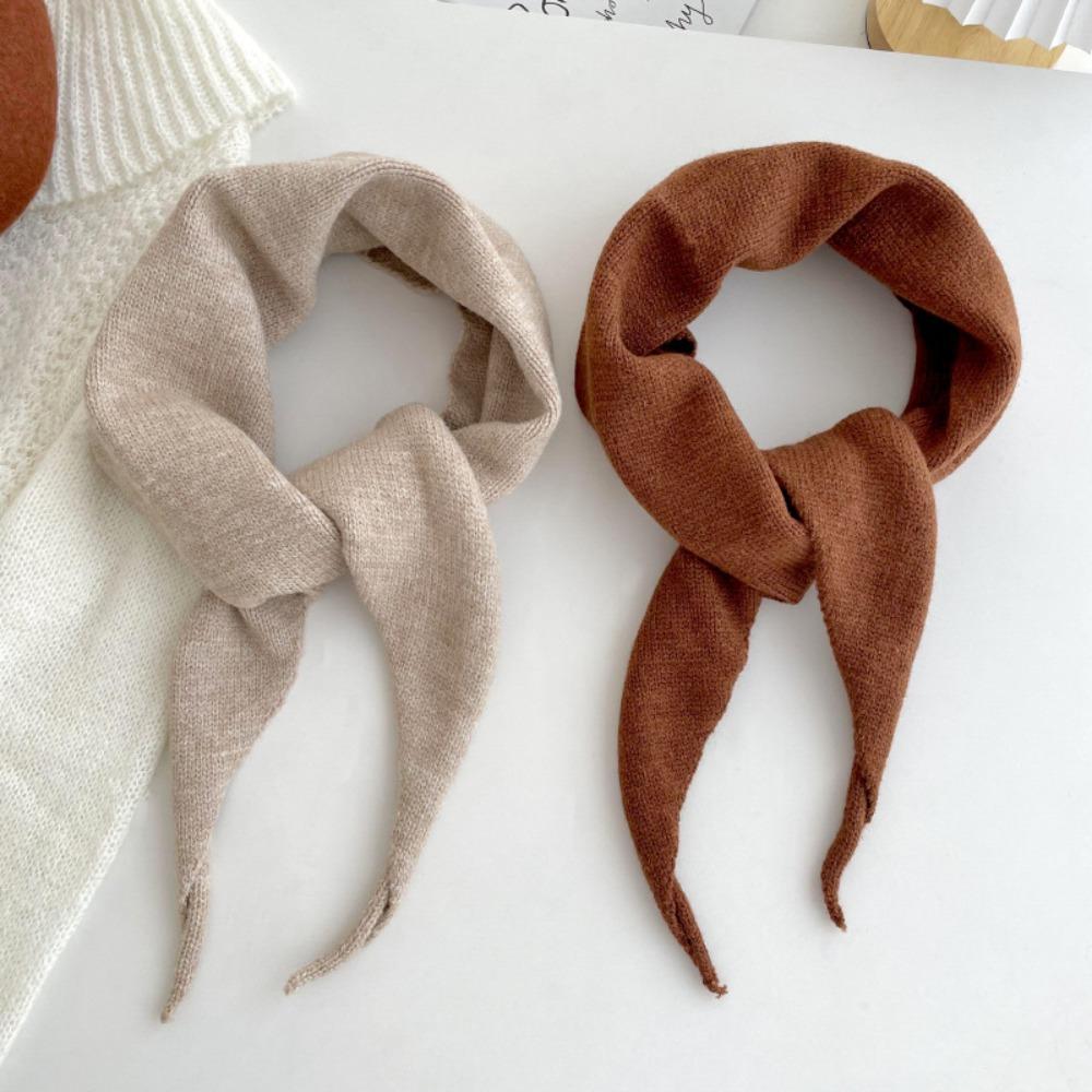 Windproof Winter Cashmere Scarves Soft Women Cashmere Shawl Elegant Knitted Triangle Scarf Girls