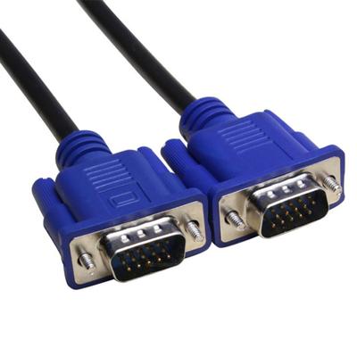 Кабель-удлинитель VGA 30 см, папа-папа, для ПК, компьютера, монитора, проектора