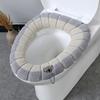 Bathroom Toilet Seat Cover Soft Warmer Washable Mat Cover Pad Cushion Seat Case Toilet Lid Cover Accessories Bath Home