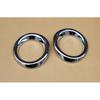 For Mazda2 Demio DJ DL 2015 2016 Chrome Front Fog Light Lamp Ring Cover Trims