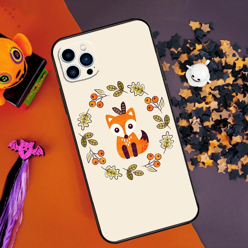 Fox Animal Pattern Bumper Case For iPhone 16 14 15 Pro Max 11 12 13 Pro Max Mini XR 16e 16 15 Plus Phone Cover