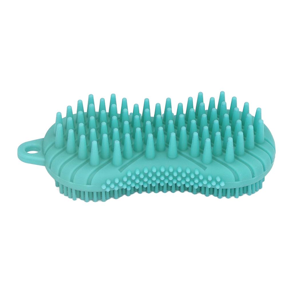 Silicone Body Scrubber Dual Side Ergonomic Handle Safe Silicone Body Massage Silicone Body Brush
