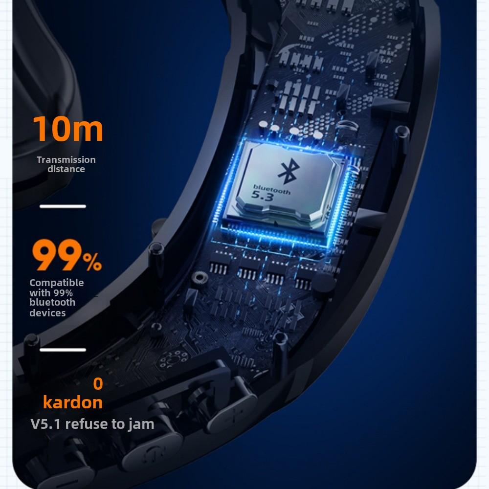 Наушники Bluetooth с концепцией костной проводимости, беспроводные, новые, 5.3 Core для мужчин и женщин, висячие уши