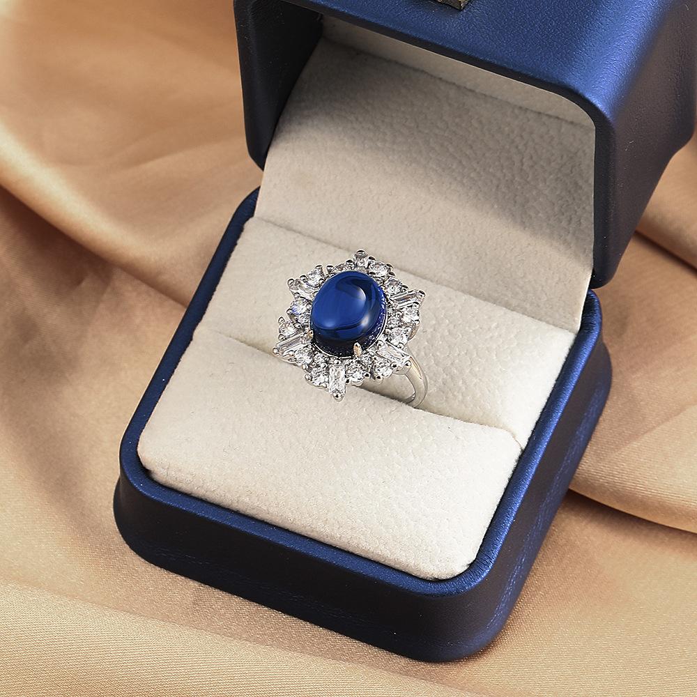 Кольцо «Темперамент», слегка инкрустированное бриллиантами, ледяной цветок, живое кольцо для женщин