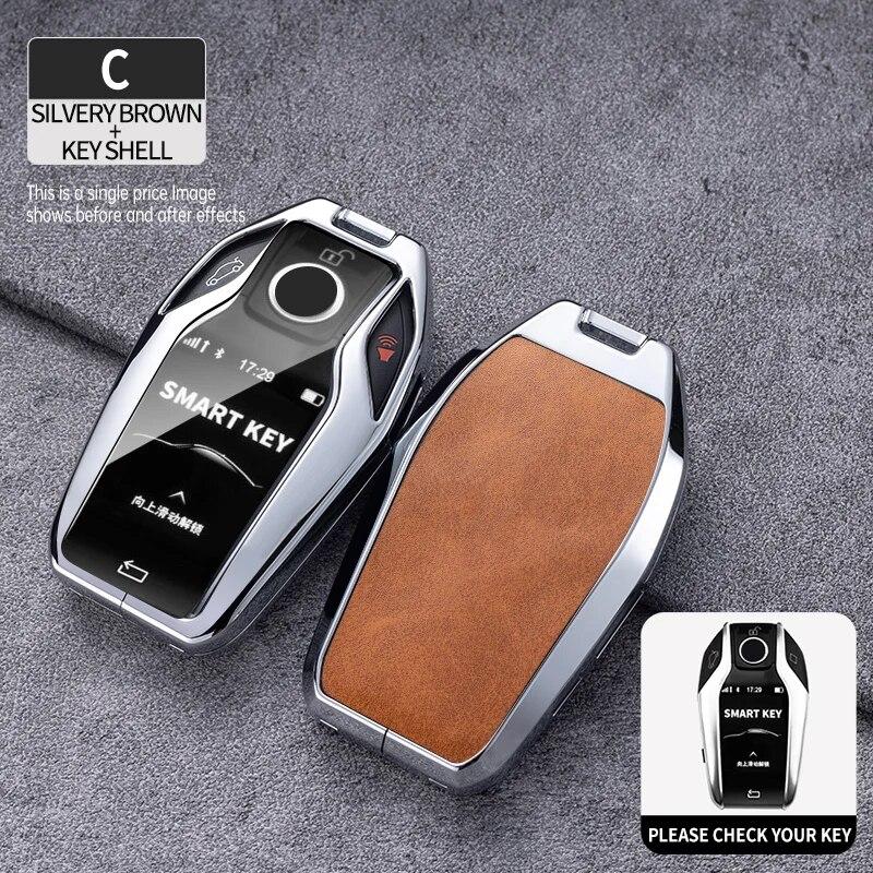 Чехол для дистанционного ключа из цинкового сплава для BMW 5 7 серии G12 G11 G30 G32 G31 I8 I12 I15 G01 X3 G02 X4 G05 X5 G07 X7, автомобильная сумка