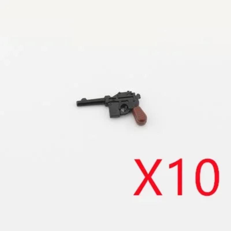 5 СМ Вторая мировая война Военные строительные блоки Американские Немецкие Советские Фигурки солдат Оружие Аксессуары Пистолеты Пистолет Снайперский ремень Мини-кирпичики MOC