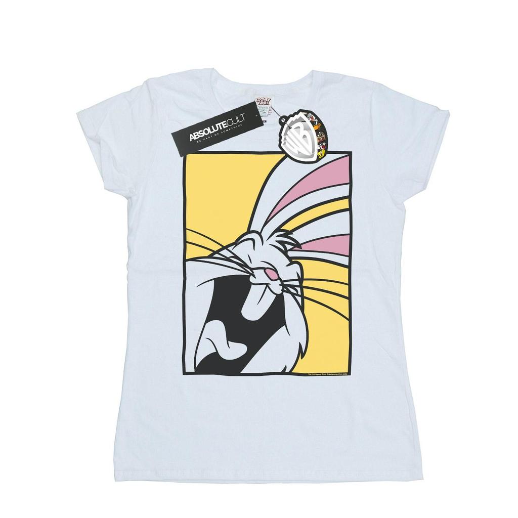 Looney Tunes Womens/Ladies Bugs Bunny Laughing Cotton T-Shirt