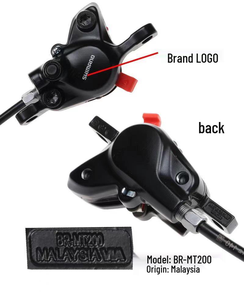 Гидравлический дисковый тормозной калипер Shimano BR-MT200 для горных велосипедов