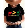 Black History Month Graphic T Shirt For Women Stylish Short Sleeve Crew Neck