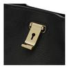 Bally Lock Me Весна-Лето 2025 Коллекция Металлическая Отделка Застежка-Замок Кожаная Сумка Ручная Сумка Через Плечо Мини Женские Сумки Черная 6311552