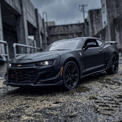 1:24 Chevrolet Camaro ZL1 Пони-кар Металлический литой модель автомобиля Домашние модные и настольные дисплейные украшения Подарки на день рождения для мальчика