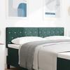 Headboard in Dark Green 144 cm Velvet