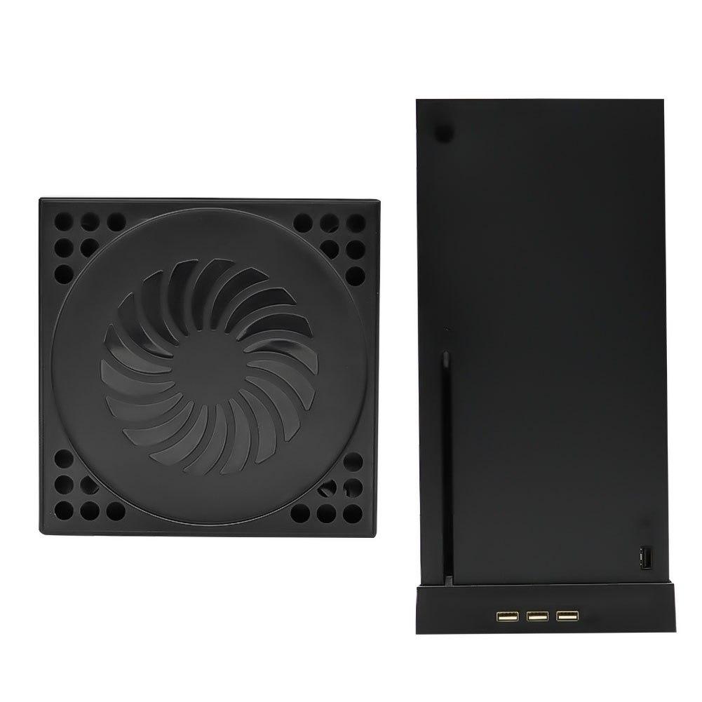 Вентилятор охлаждения для Xbox Series X с 3 портами USB. Внешний кулер Xbox Series X. Вентилятор с турбонаддувом и контролем температуры. Консольная система охлаждения.