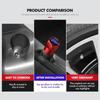 New 2026 Car Sticker For Ford 4pcs Car Tire Valve Caps Wheel Air Stem Cap Cover Accessories For Ford Escape Ecosport Fusion Expl