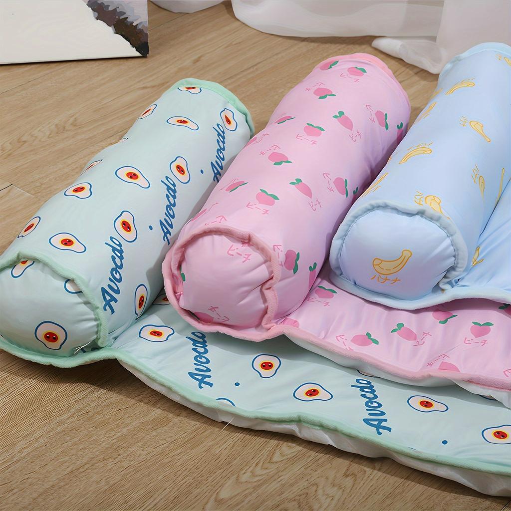 Охлаждающий коврик для домашних животных с подушкой - нескользящая, удобная лежанка для собак и кошек всех размеров - идеально подходит для использования в помещении и на улице, охлаждающий коврик для домашних животных