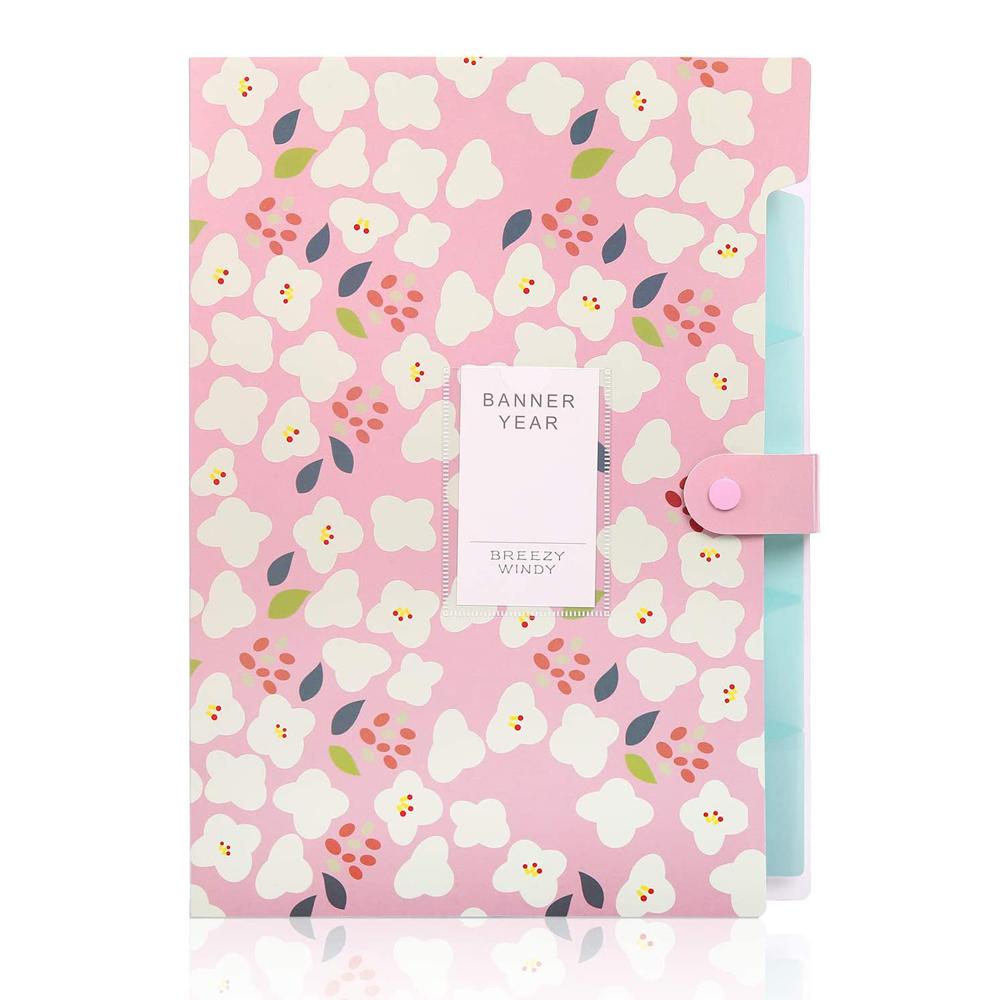Size Desk Organizer File Holder Accordion Folder File Folder Floral File Folders Document Organizer