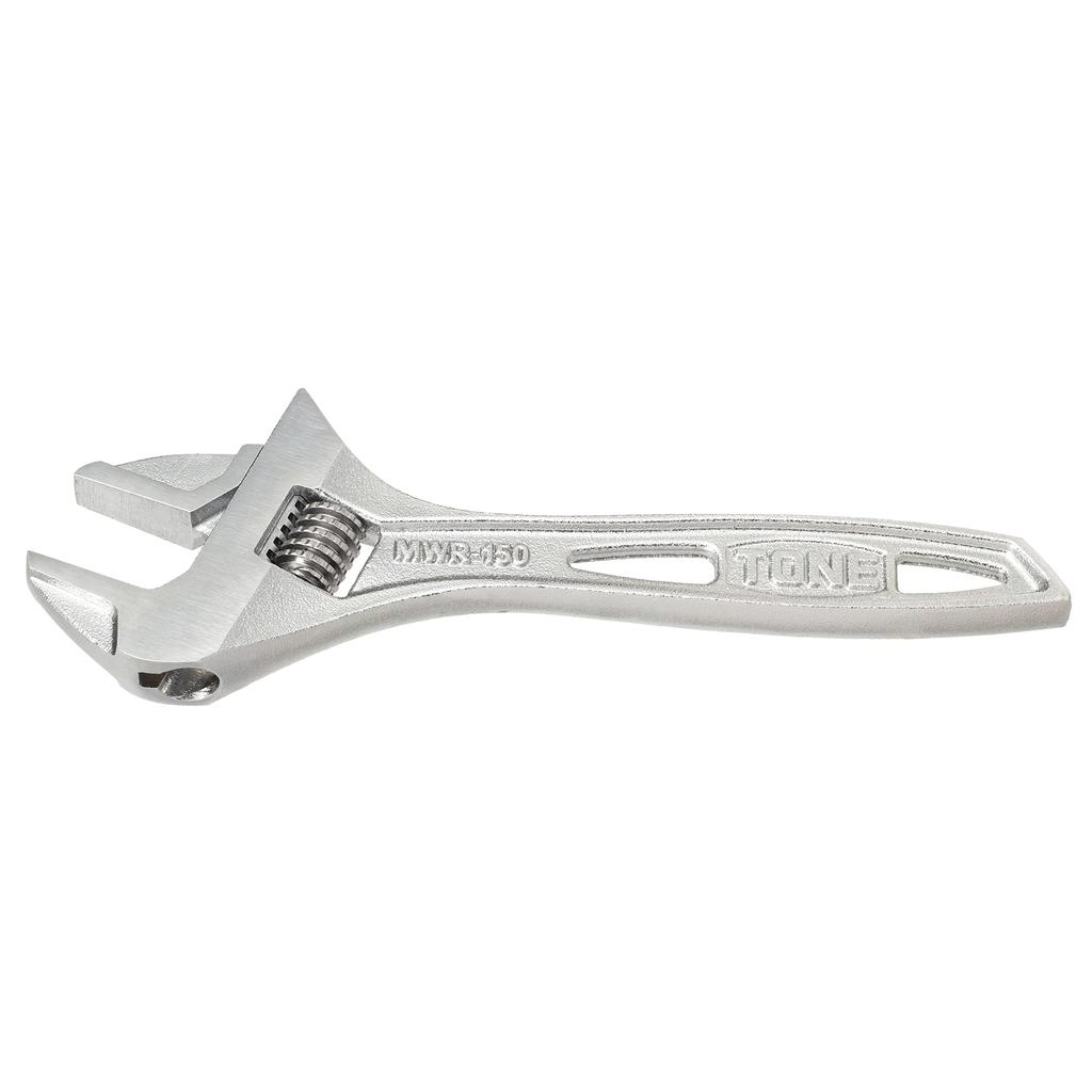 TONE Adjustable Wrench Total Length 150mm (with Scale) MWR-150