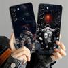 Чехол-накладка с рисунком Астронавта для Samsung Galaxy A25 A16 A53 A17 A37 A05 A57 A15 A52 A36 A06 A73 A51 A55 A23 A70 A50