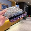 3D чехол с блестками в виде бабочки для iPhone 17 Pro Max 17 Air 17Pro Ударопрочный Прозрачный Мягкий ТПУ Покрытие Задняя крышка телефона