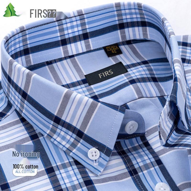 Мужская рубашка FIRS DP с длинным рукавом, не требующая глажки, в стиле business casual, из хлопка
