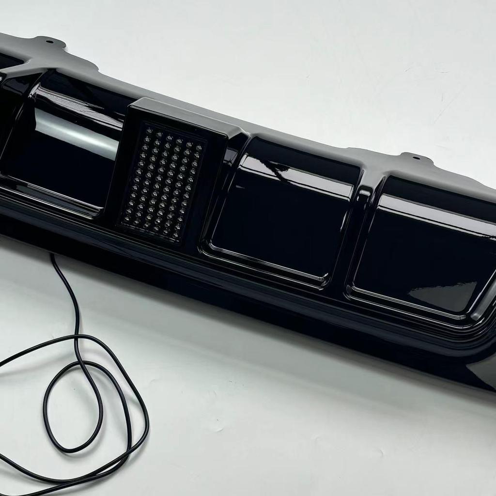 Bright Black BMW E60 Body Kit: Dual Exhaust, Illuminated Bumper Lip, Rear Diffuser