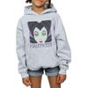 Disney Girls Maleficent Cropped Head Hoodie