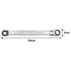 TONE 75 Degree Double Ended Ratchet Box Wrench Hole Width Across Flats 10 X 12 Mm (deep Type) RM75A-1012